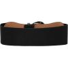 imageBlackButterfly Wide PU Elastic Stretch Thick Buckle Waist BeltBlack