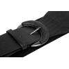 imageBlackButterfly Wide PU Elastic Stretch Thick Buckle Waist BeltBlack