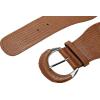 imageBlackButterfly Wide PU Elastic Stretch Thick Buckle Waist BeltBrown