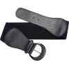 imageBlackButterfly Wide PU Elastic Stretch Thick Buckle Waist BeltMidnight Blue