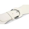 imageBlackButterfly Wide PU Elastic Stretch Thick Buckle Waist BeltWhite