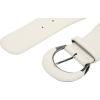 imageBlackButterfly Wide PU Elastic Stretch Thick Buckle Waist BeltWhite