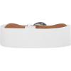 imageBlackButterfly Wide PU Elastic Stretch Thick Buckle Waist BeltWhite