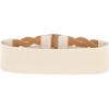 imageBlackButterfly Wide Waspie Elastic Vintage Braided Vertical Clasp Buckle Cinch Waist BeltBeige