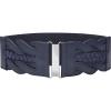 imageBlackButterfly 3 Inch Wide Waspie Elastic Vintage Braided Buckle Waist BeltMidnight Blue