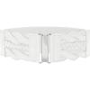 imageBlackButterfly 3 Inch Wide Waspie Elastic Vintage Braided Buckle Waist BeltWhite