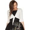 imageBlackButterfly Front Tie Up Bolero ShrugIvory