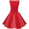 imageBlackButterfly Kids Alexia Vintage Polka Dot 50s Girls DressRed