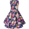 Midnight Blue Pink Floral