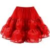 imageBlackButterfly Kids Organza Petticoat SkirtRed