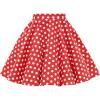 imageBlackButterfly Kids Vintage 50s Full Circle Girls Swing SkirtRed  Polka Dot
