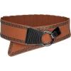 imageBlackButterfly Wide Elastic Stretch Retro Metal Interlock Buckle BeltLight Brown