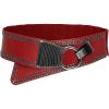 imageBlackButterfly Wide Elastic Stretch Retro Metal Interlock Buckle BeltRed