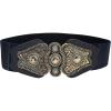 imageBlackButterfly Wide Elastic Stretch Vintage Antique Retro Buckle BeltMidnight Blue