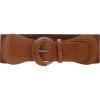 imageBlackButterfly Wide PU Elastic Stretch Thick Buckle Waist BeltBrown