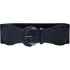 imageBlackButterfly Wide PU Elastic Stretch Thick Buckle Waist BeltMidnight Blue