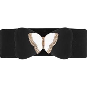 imageBlackButterfly 3 Inch Elastic Butterfly Waist BeltBlack