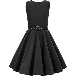 imageBlackButterfly Kids Audrey Vintage 50s Girls DressBlack