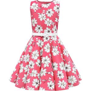 imageBlackButterfly Kids Audrey Vintage 50s Girls DressPink Floral