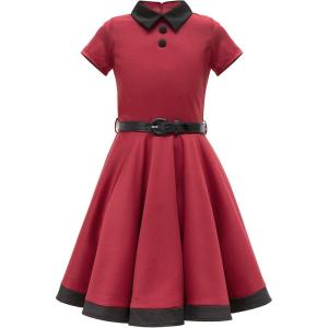 imageBlackButterfly Kids Lucy Vintage Clarity 50s Girls DressRed
