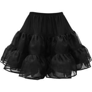 imageBlackButterfly Kids Organza Petticoat SkirtBlack