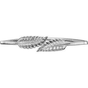 imageBlackButterfly Metallic Elastic Stretchy Chain BeltSilver
