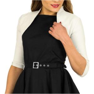 imageBlackButterfly Tailored 34 Sleeve BoleroOffwhite