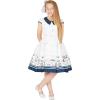 imageBlackButterfly Kids Olivia Vintage Sunshine 50s Childrens Girls DressWhite