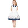 imageBlackButterfly Kids Olivia Vintage Sunshine 50s Childrens Girls DressWhite