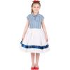 imageBlackButterfly Kids Polly Vintage Striped Pin Up DressBlue