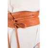 imageBlackButterfly Obi Waist Band Self Knot Tie Up Cinch BeltBrown