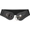 imageBlackButterfly Wide Elastic Vintage Cinch Buckle Retro BeltBlack