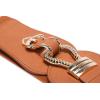 imageBlackButterfly Wide Elastic Vintage Cinch Buckle Retro BeltBrown