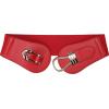 imageBlackButterfly Wide Elastic Vintage Cinch Buckle Retro BeltRed