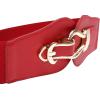 imageBlackButterfly Wide Elastic Vintage Cinch Buckle Retro BeltRed