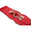 imageBlackButterfly Wide Elastic Vintage Cinch Buckle Retro BeltRed