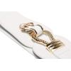 imageBlackButterfly Wide Elastic Vintage Cinch Buckle Retro BeltWhite
