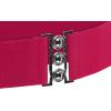 imageBlackButterfly Wide Elastic Waist Cinch Stretch Waistband Retro Clasp Buckle BeltHot Pink