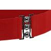 imageBlackButterfly Wide Elastic Waist Cinch Stretch Waistband Retro Clasp Buckle BeltRed
