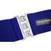 imageBlackButterfly Wide Elastic Waist Cinch Stretch Waistband Retro Clasp Buckle BeltRoyal Blue