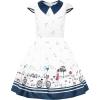 imageBlackButterfly Kids Olivia Vintage Sunshine 50s Childrens Girls DressWhite