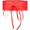 imageBlackButterfly Obi Waist Band Self Knot Tie Up Cinch BeltRed