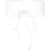 imageBlackButterfly Obi Waist Band Self Knot Tie Up Cinch BeltWhite