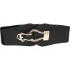 imageBlackButterfly Wide Elastic Vintage Cinch Buckle Retro BeltBlack