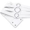 imageBlackButterfly 7 Inch Wide Lattice Corset Waspie Elastic Waist BeltWhite