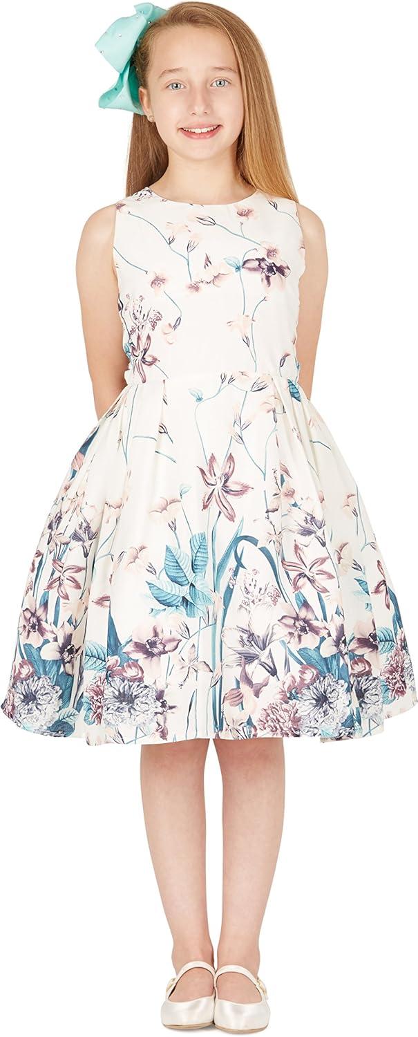 imageBlackButterfly Kids Kira Vintage 50s Childrens Girls DressIvory