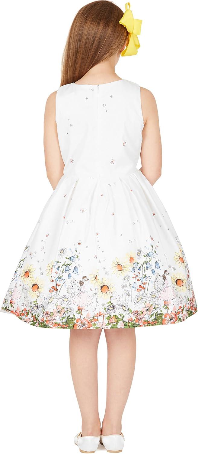 imageBlackButterfly Kids Kira Vintage 50s Childrens Girls DressWhite