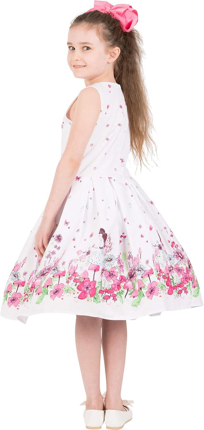 imageBlackButterfly Kids Kira Vintage 50s Childrens Girls DressWhite Fairy
