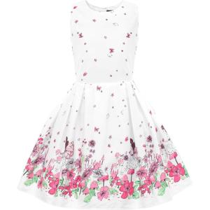 imageBlackButterfly Kids Kira Vintage 50s Childrens Girls DressWhite Fairy