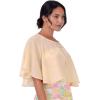 imageBlackButterfly Soft Wedding Wrap Evening Sheer Chiffon Cover Up Cape ShawlChampagne Gold